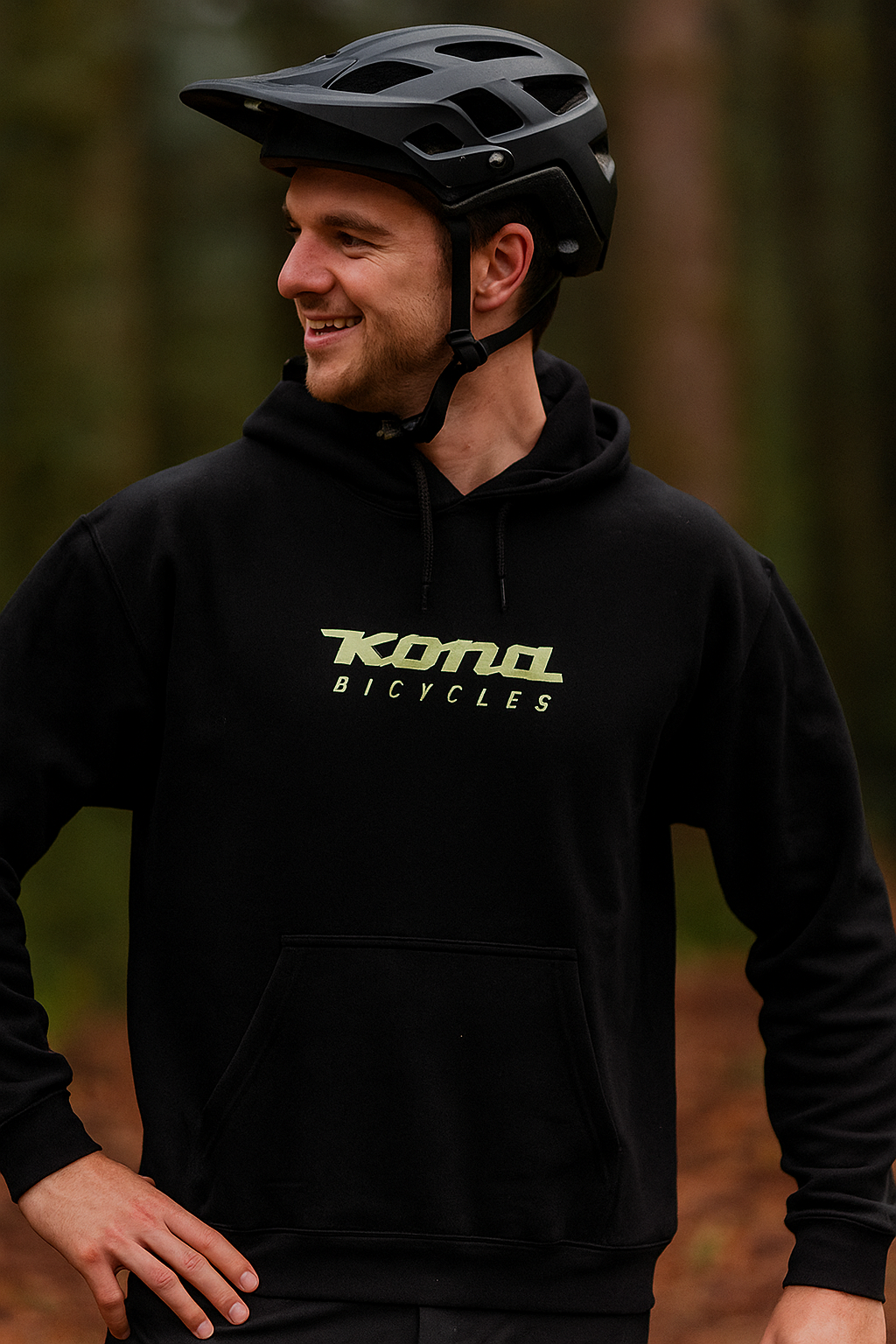 Kona Crew Hood - Black