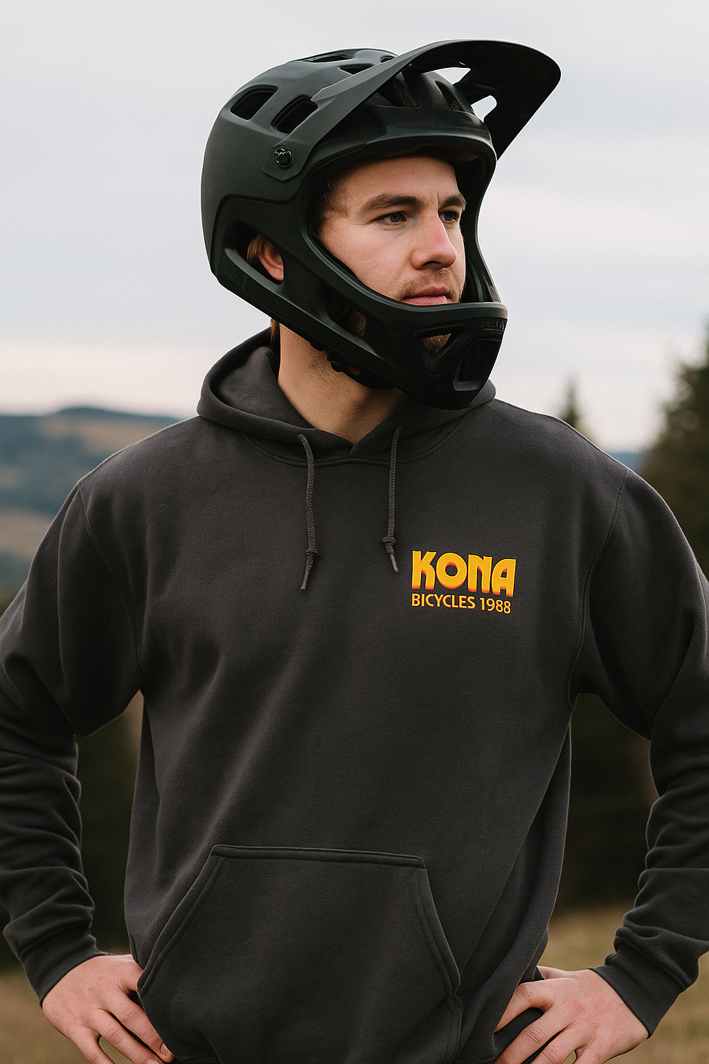 Kona Ohana Hood - Grey