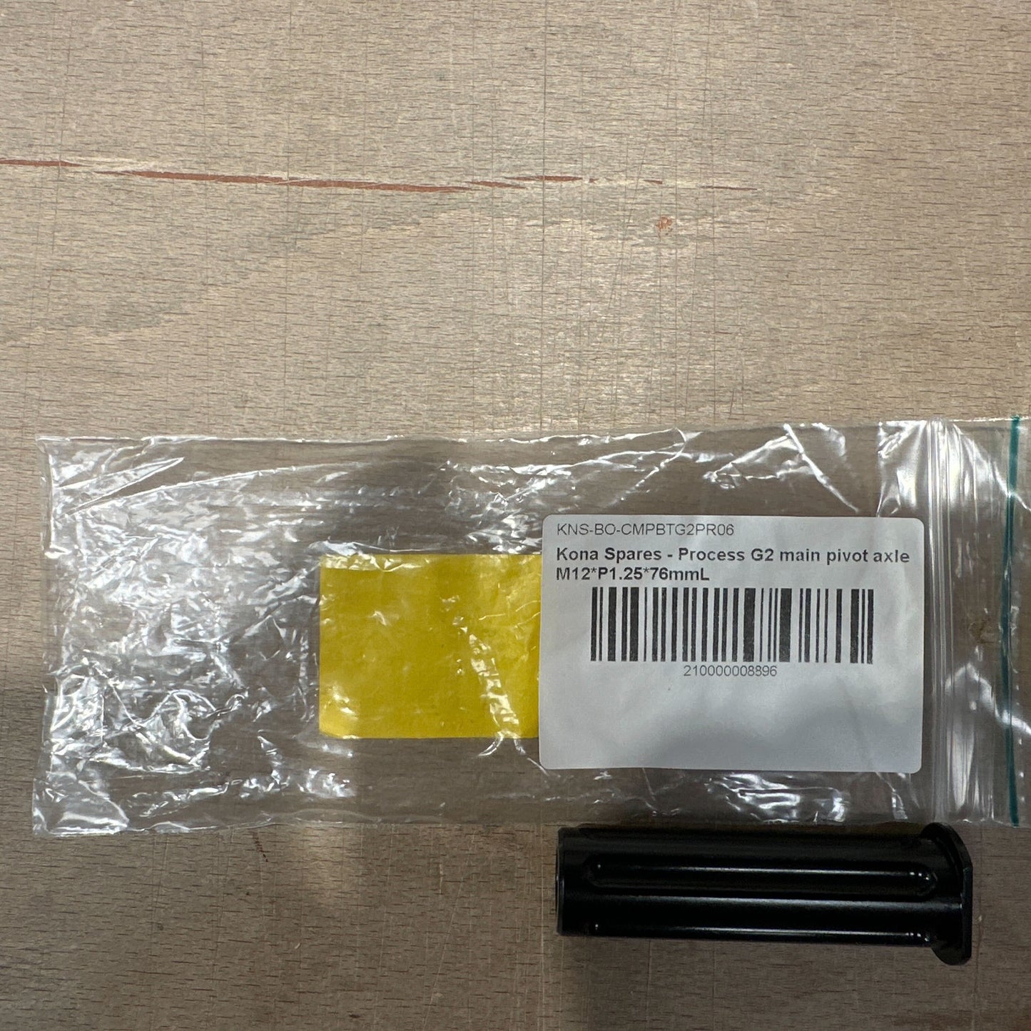 Kona Spares - Bolts - CMPBTG2PR06 - Process G2 main pivot axle M12*P1.25*76mmL