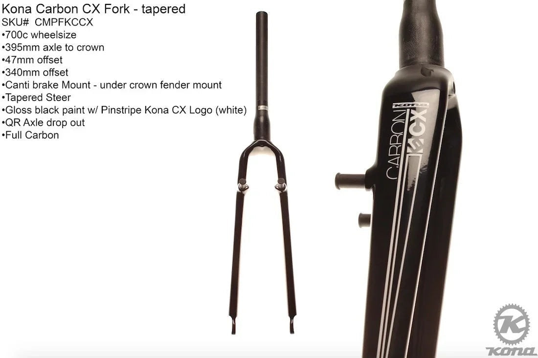 Forks - CMPFKCX - Carbon Fork For Jake The Snake - V Brake Only