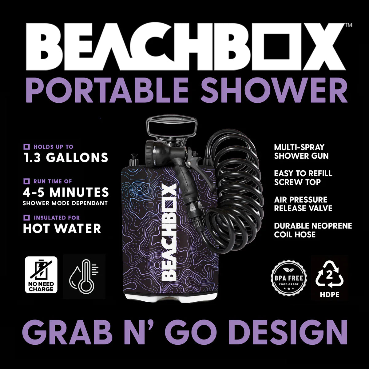 Shower Tank - Purple