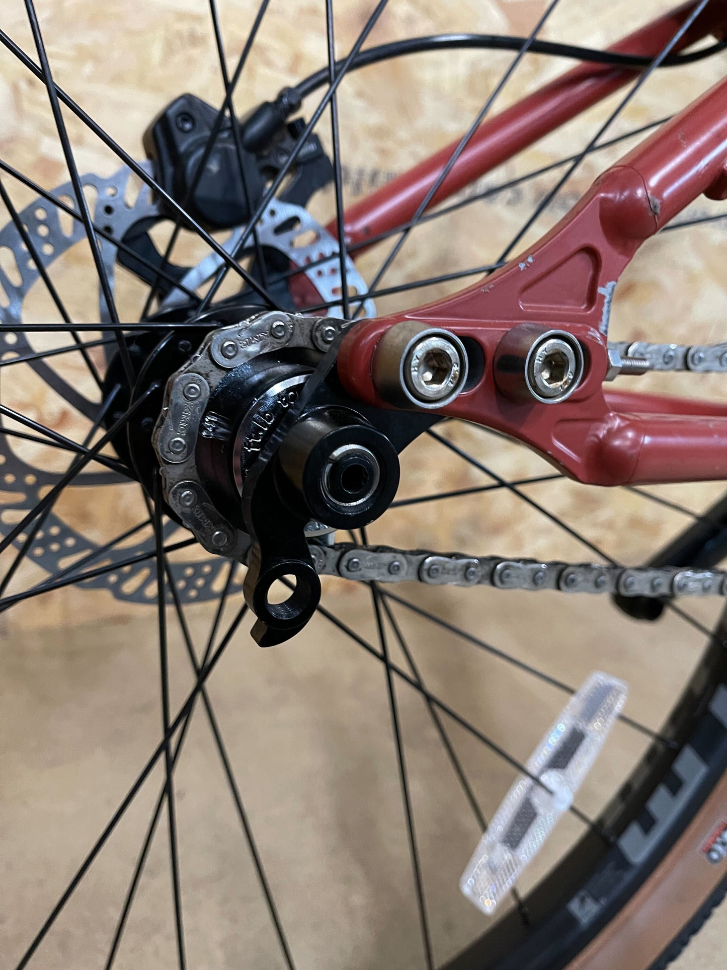 2025 Kona Shonky - Bike - Short – Red – Ex Demo – After Market Reverse Parts