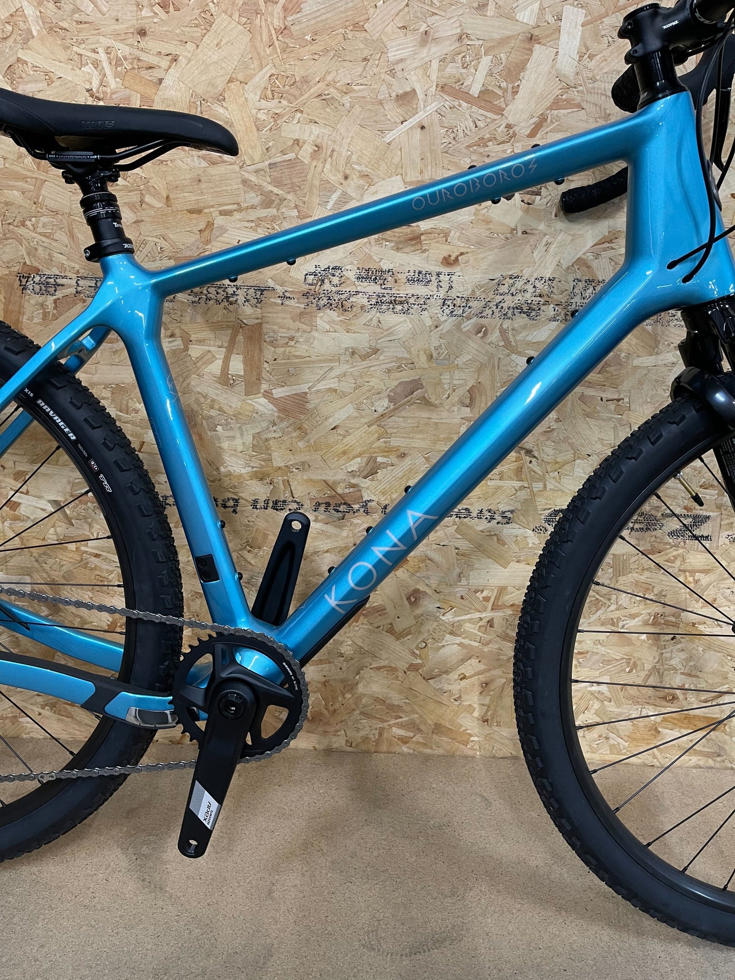 2026 Kona Ouroboros CR - 56cm - Blue | Ex Demo w/ Suspension Fork