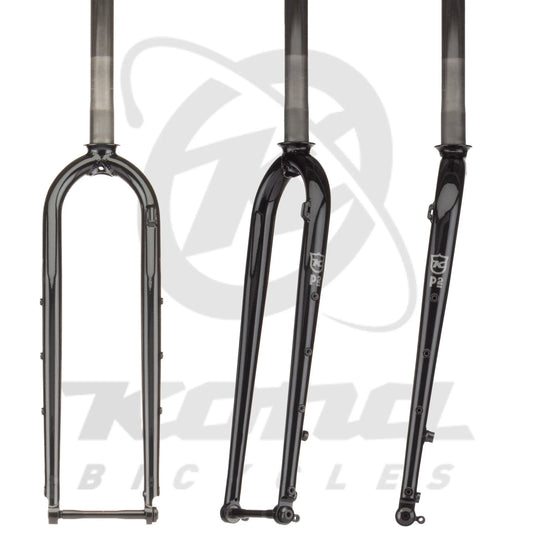 Kona Spares - Forks - CMPFKP229FDETA - Kona Road Touring fork - A/C: 430mm - offset: 45mm - Flat Mount Brake